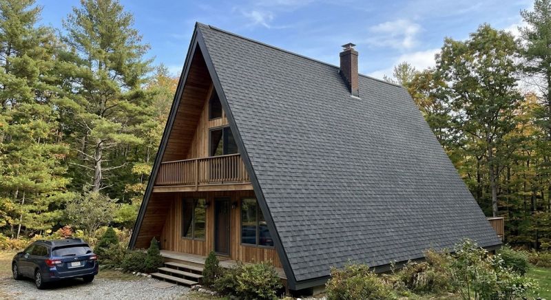 A Frame Roof Installation in Maineville, OH