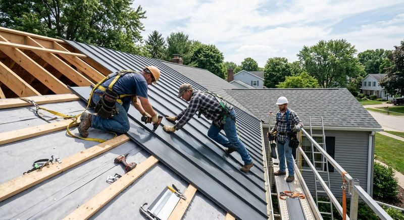 Aluminum Roof Installation in Maineville, OH