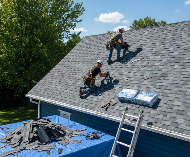 Asphalt Roof Replacement in Franklin, OH