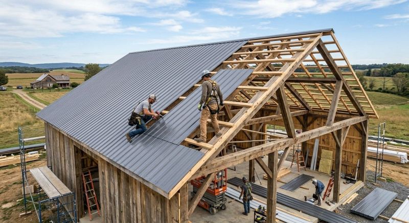 Barn Roof Construction in Maineville, OH
