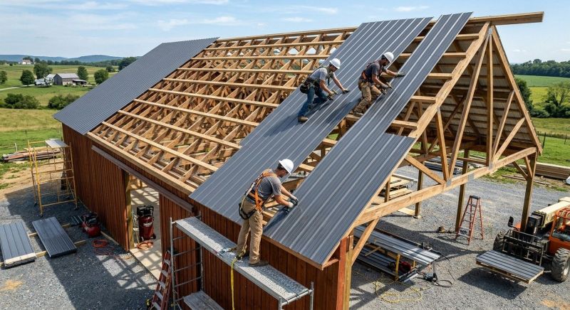 Barn Roof Construction in Maineville, OH