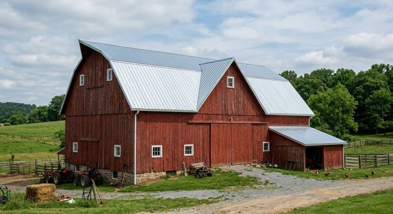 Barn Roof Replacement in Miamisburg, OH