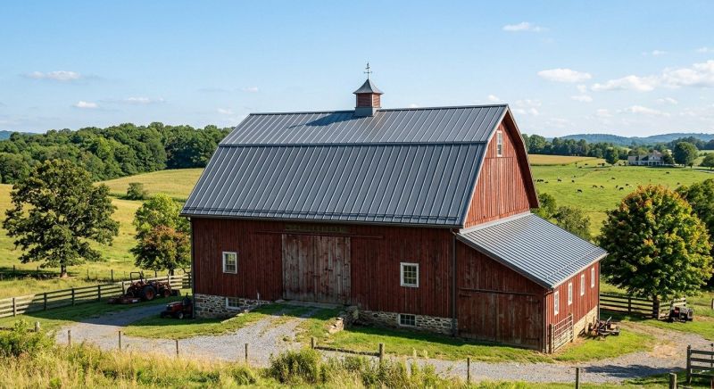 Barn Roof Replacement in Milford, OH