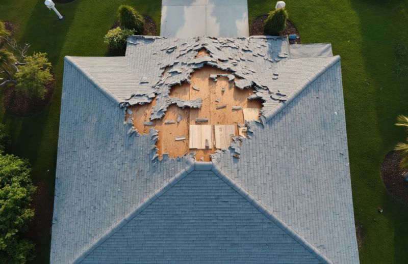 Damaged Roof Replacement in Lebanon, OH