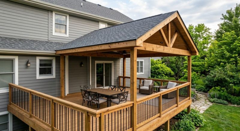 Deck Roof Construction in Maineville, OH