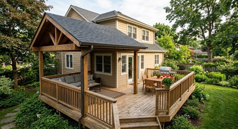 Deck Roof Construction in Maineville, OH