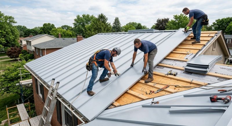 Metal Roof Installation in Wilmington, OH