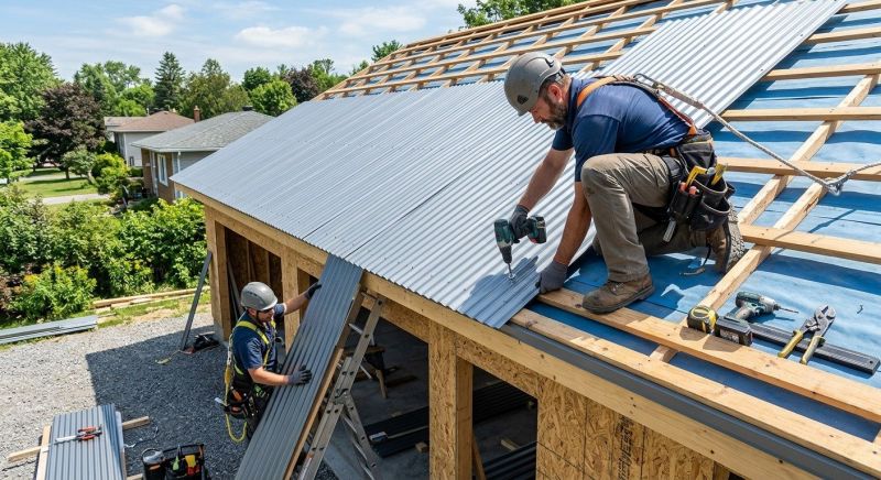 Sheet Roofing Installation in Springboro, OH