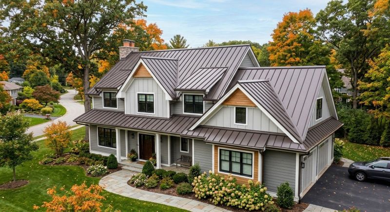 Steel Roof Replacement in Morrow, OH