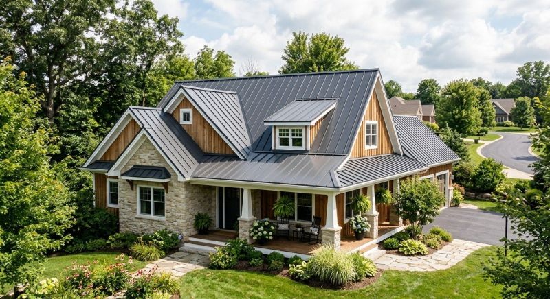Steel Roof Replacement in Morrow, OH