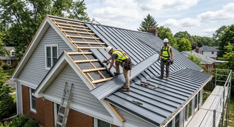 Tin Roof Installation in Fairfield, OH